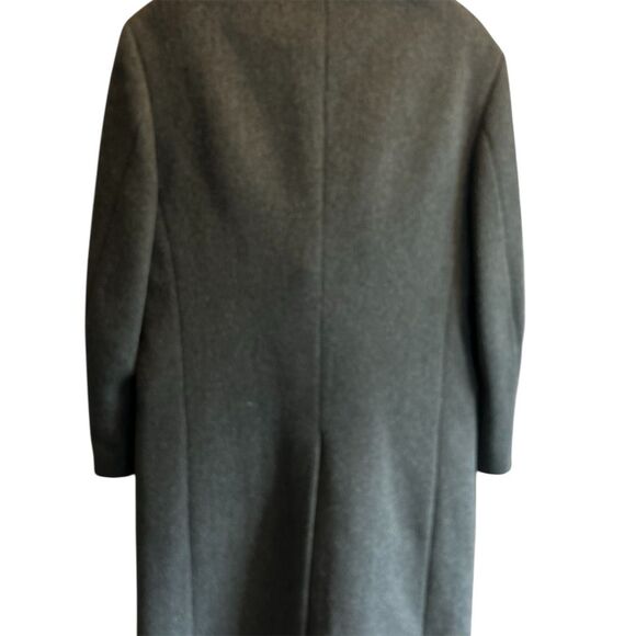 Austin Arnold Men's Charcoal Gray Wool Blend Overcoat L Formal Winter vintage - Picture 2 of 15